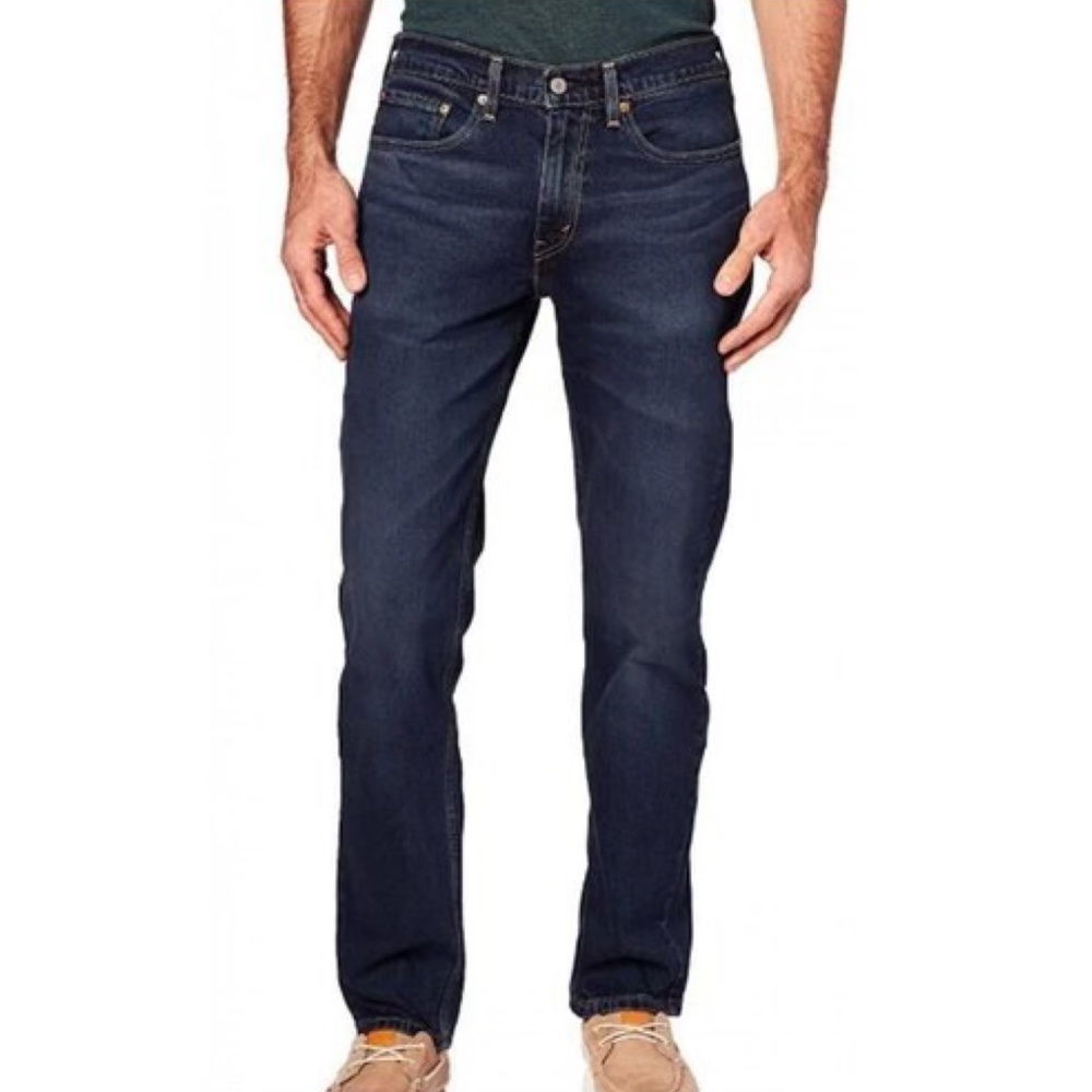 Levis Premium 514 Straight Philadelphia Dark Wash Stretch Jeans